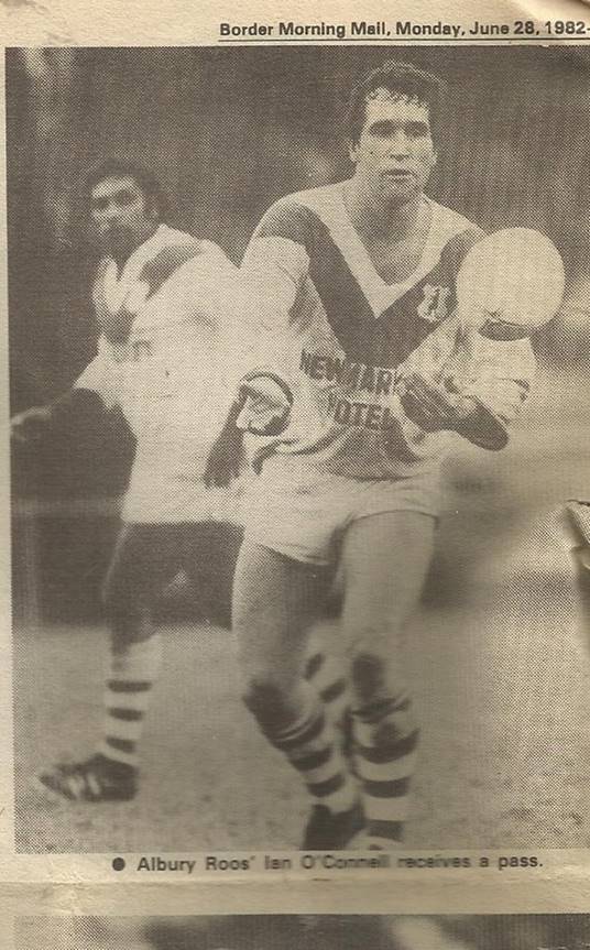 Ian OConnell receives a pass